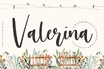 Valerina Calligraphy font