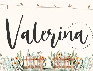 Valerina Calligraphy font