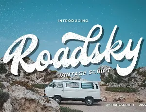 Roadsky font