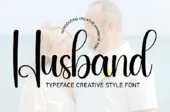 Husband Script font