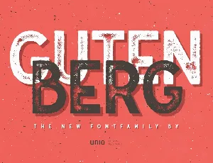 Gutenberg font