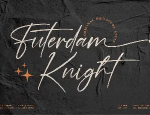 Futerdam Knight font