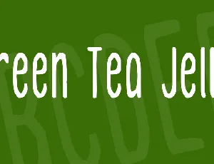 Green Tea Jelly font