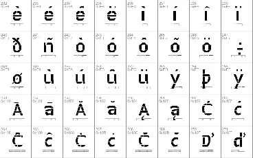 Maceriam font