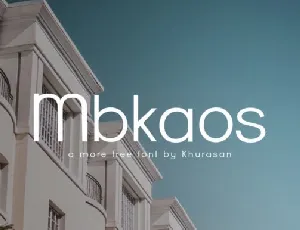 Mbkaos font