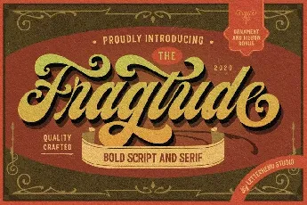 Fragtude font