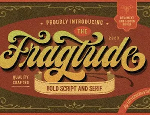 Fragtude font