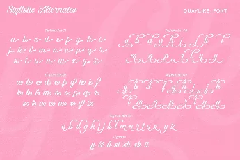 Quaylike font