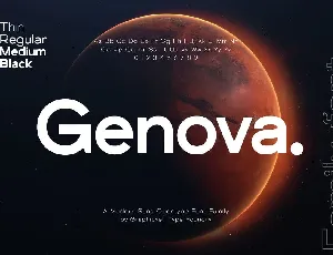 Genova Typeface font