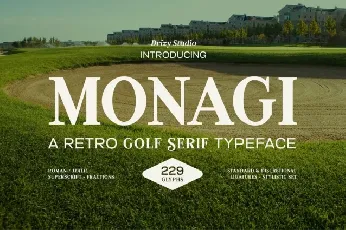 Monagi font