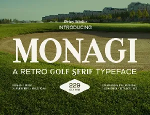 Monagi font