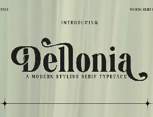 Dellonia font