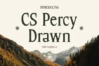 CS Percy Drawn font