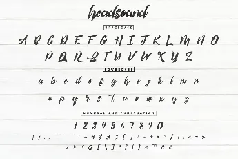 Headsound Demo font