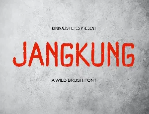 JANGKUNG font