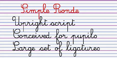 SimpleRonde font