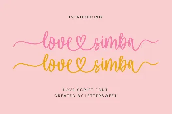 Love Simba font