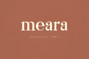 Meara font