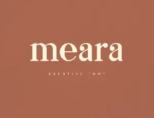 Meara font