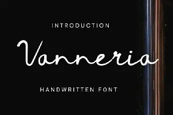 Vanneria Handwritten font