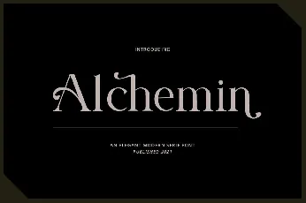 Alchemin font