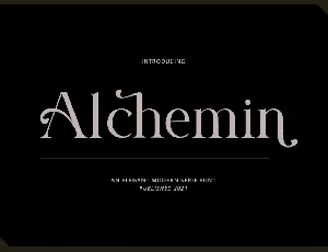 Alchemin font