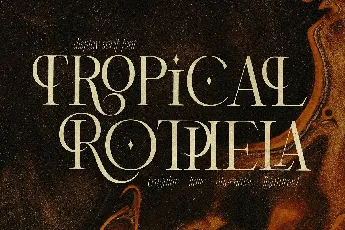 Tropical Rothela font