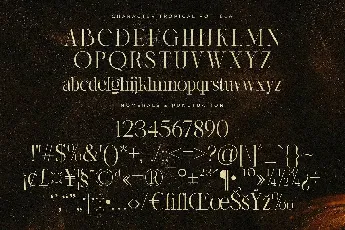 Tropical Rothela font