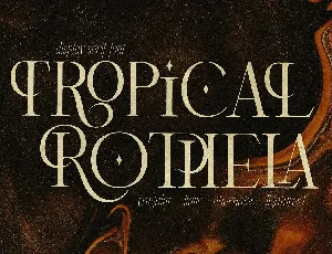 Tropical Rothela font