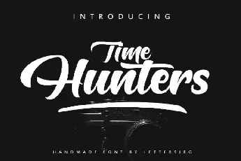 Hunters Bold Script font