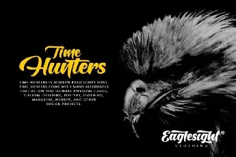 Hunters Bold Script font