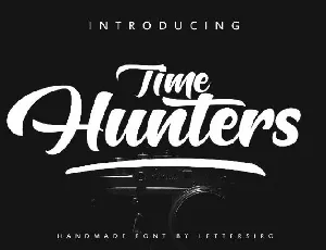 Hunters Bold Script font