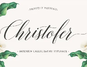 Christofer font