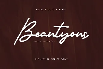 Beautyous Demo font