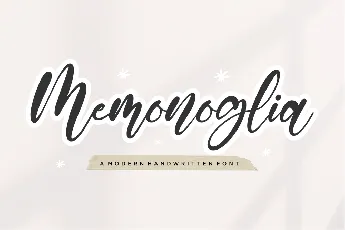 Memonoglia font