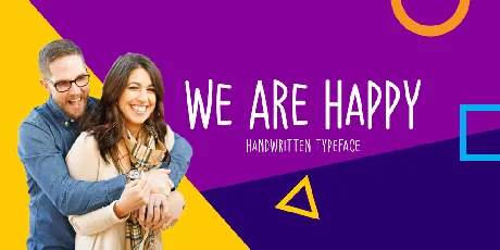 We Are Happy font