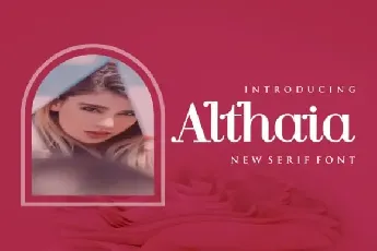 Althaia font