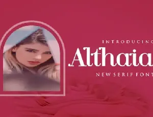 Althaia font