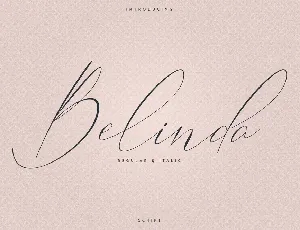 Belinda font