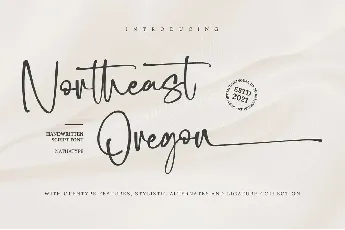 Northeast Oregon font