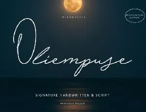 Oliempuse font