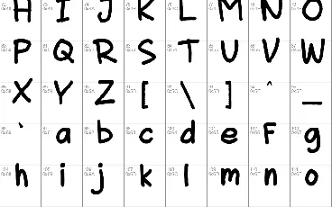 Hello World font