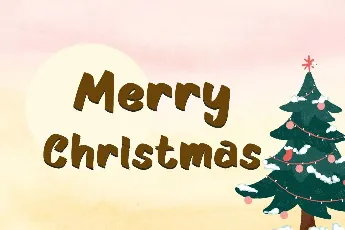 Tropical Christmas Demo font