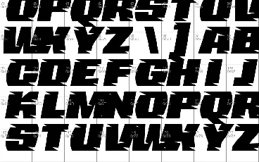 Blaze Circuit font