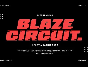 Blaze Circuit font