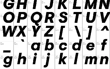 Visuelt font