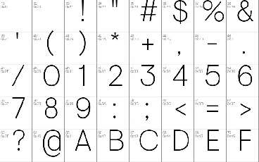 Visuelt font