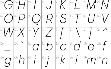 Visuelt font