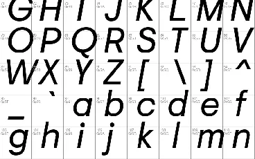 Visuelt font