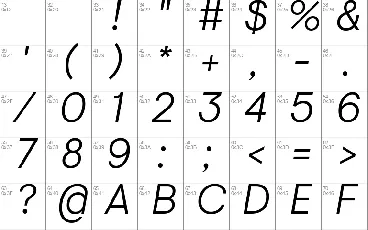 Visuelt font